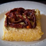 Cheezy Polenta with Sun Dried Tomatoes