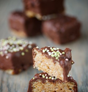 Chocolate Hazelnut Crispy Treats