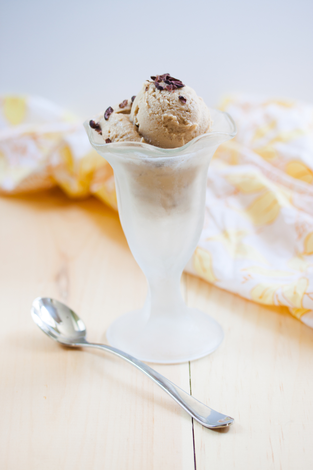 Peanut Butter Banana Ice Cream | Vegan Gluten Free | Allyson Kramer