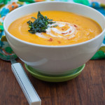 Curried Pumpkin & Sweet Potato Soup
