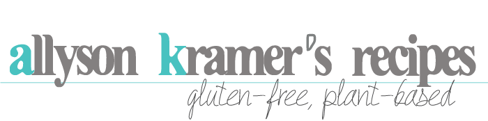 Allyson Kramer | Gluten-Free Vegan Recipes | Food Photography